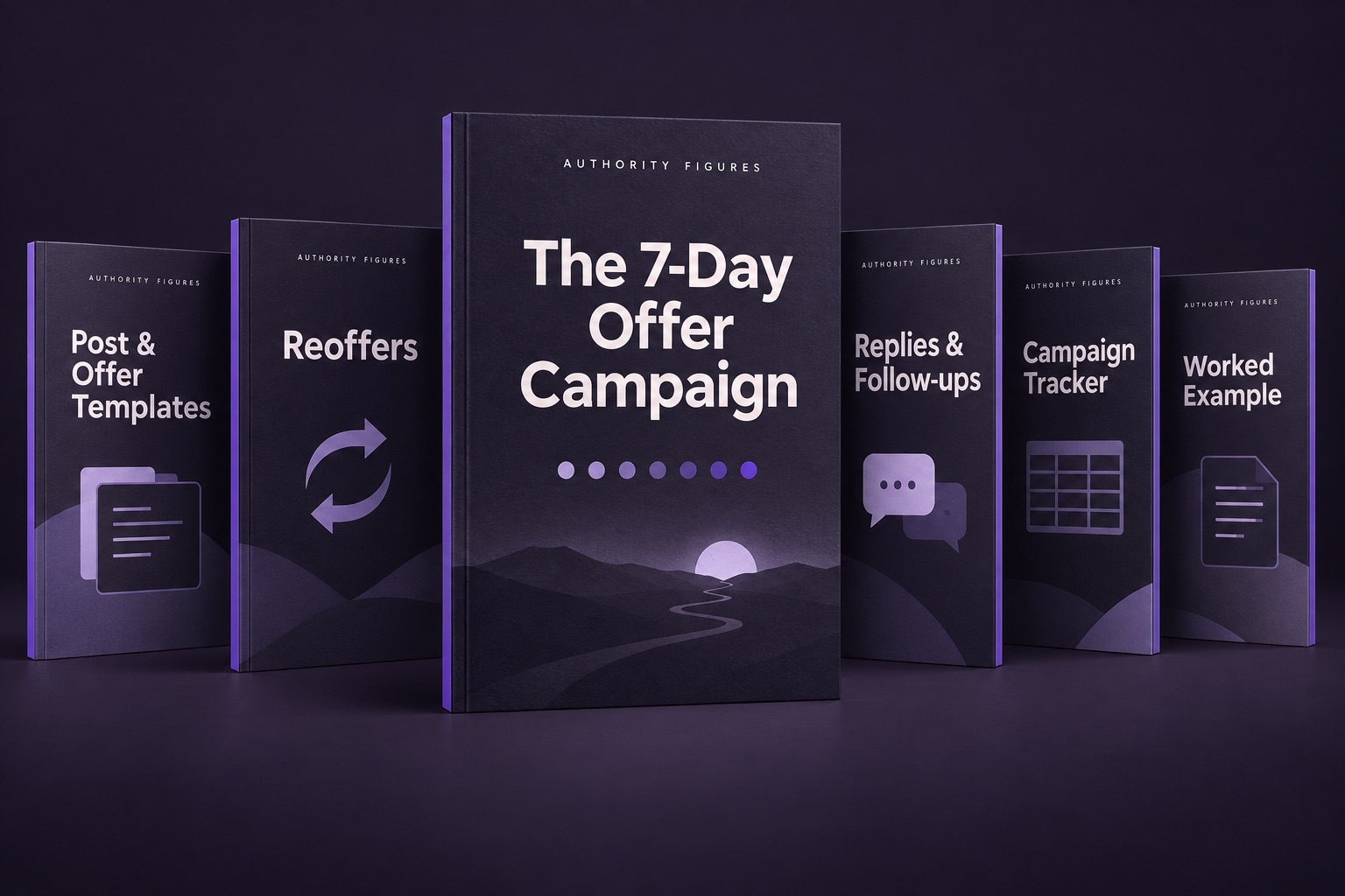 The 7-Day Offer Campaign digital kit with its plan, templates, reoffers, follow-ups, tracker, and worked example