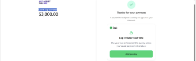 Nelly — client conversation or supporting payment screenshot